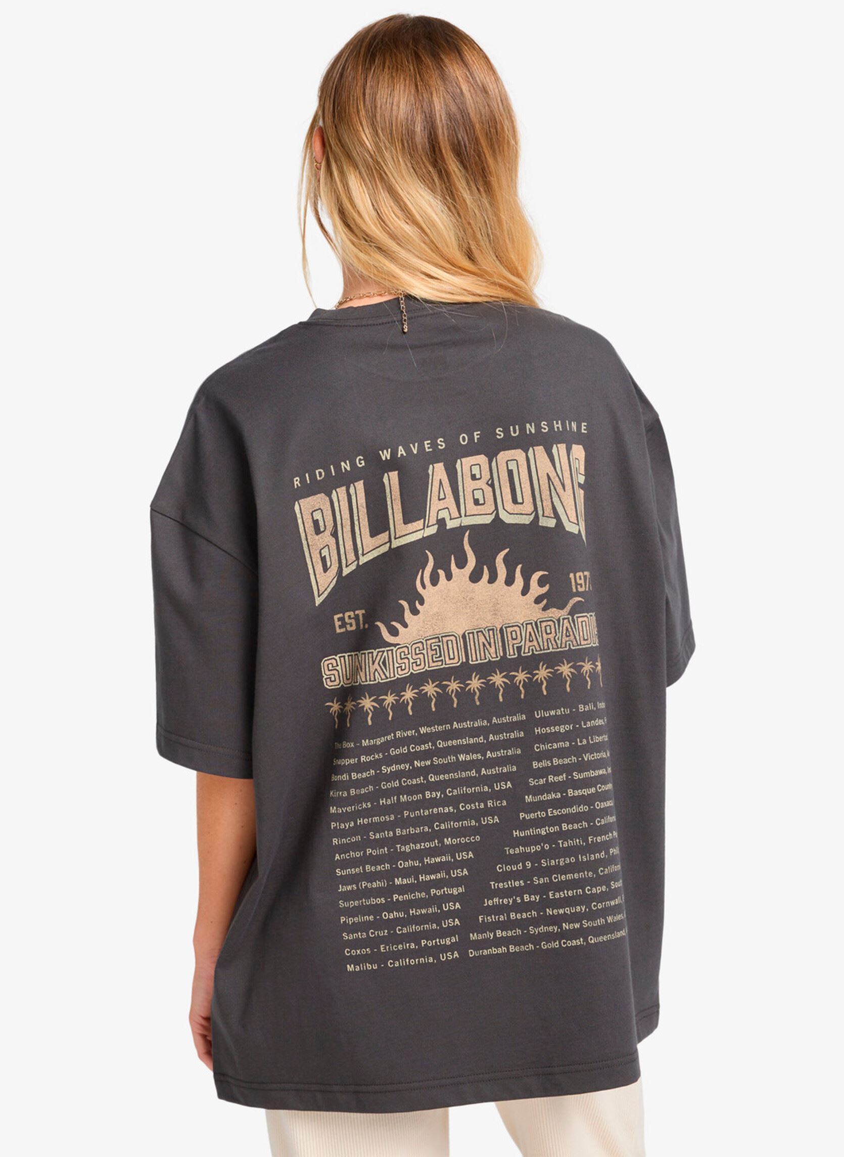 Tee-shirts manches courtes Paradise Sunkiss femme noir Billabong Tee-shirts manches courtes Paradise Sunkiss femme noir OFF BLACK