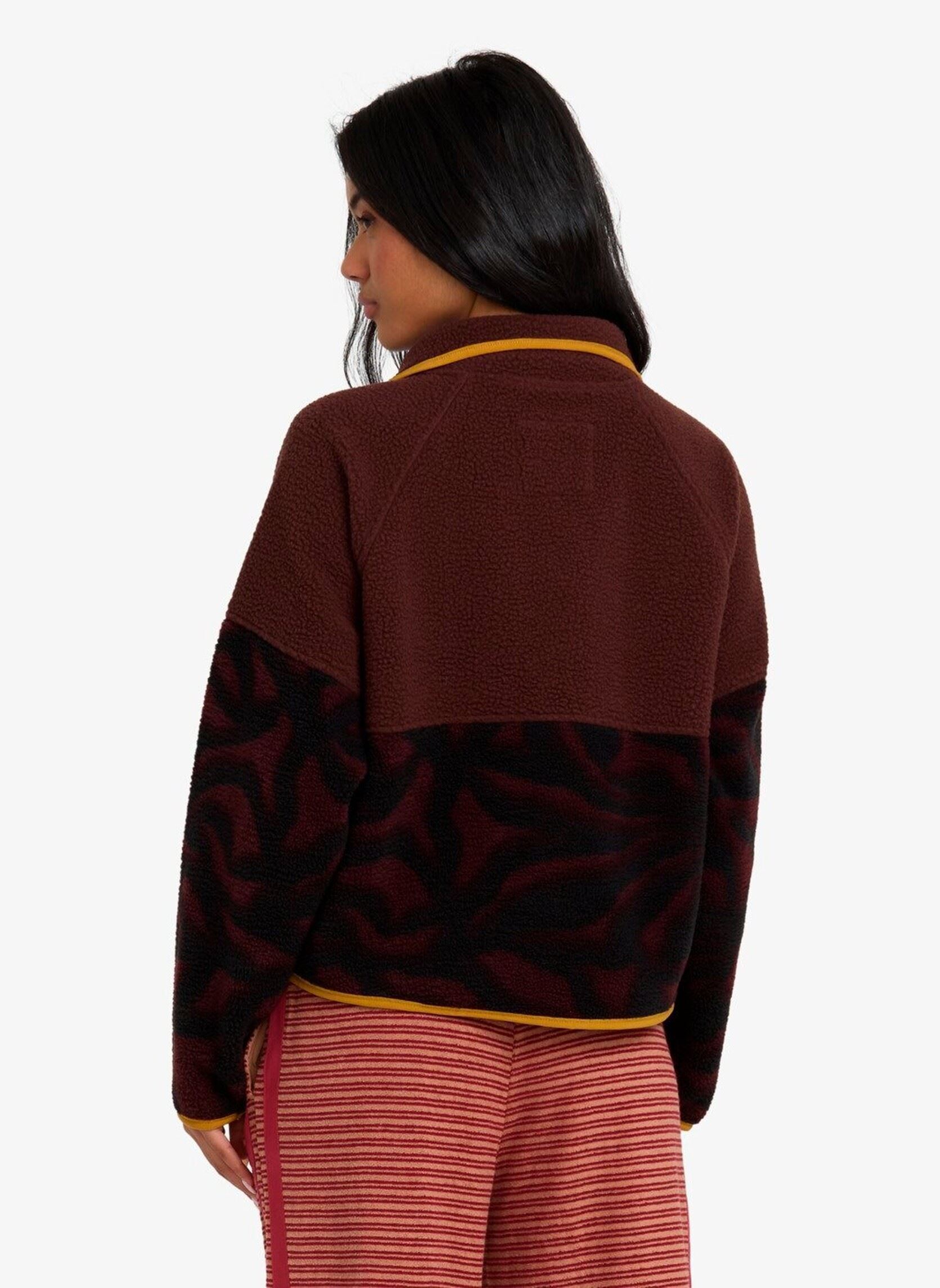 Jacken Popoyo Snap Up Flc Jacket damen braun Billabong Jacken Popoyo Snap Up Flc Jacket damen braun TEAK