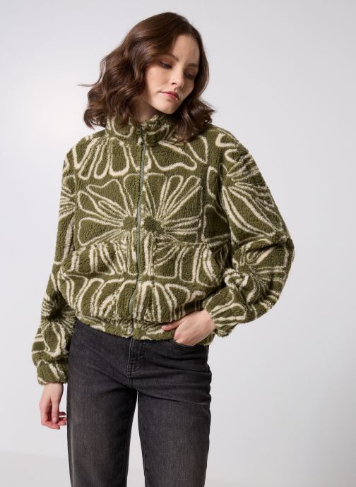 Billabong Fleece-Jacken First Light Sherpa Cf Zip damen grün