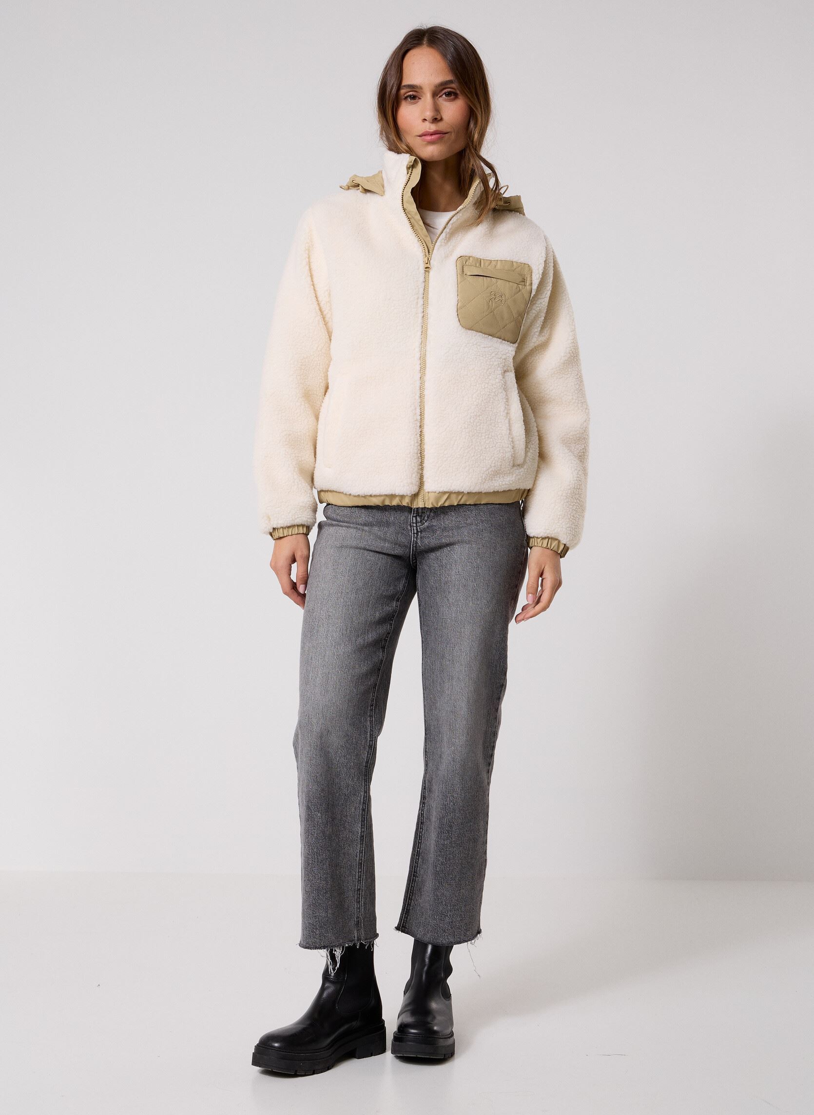 Fleece-Pullover Northern Shore damen grün Billabong Fleece-Pullover Northern Shore damen grün GREEN ASH