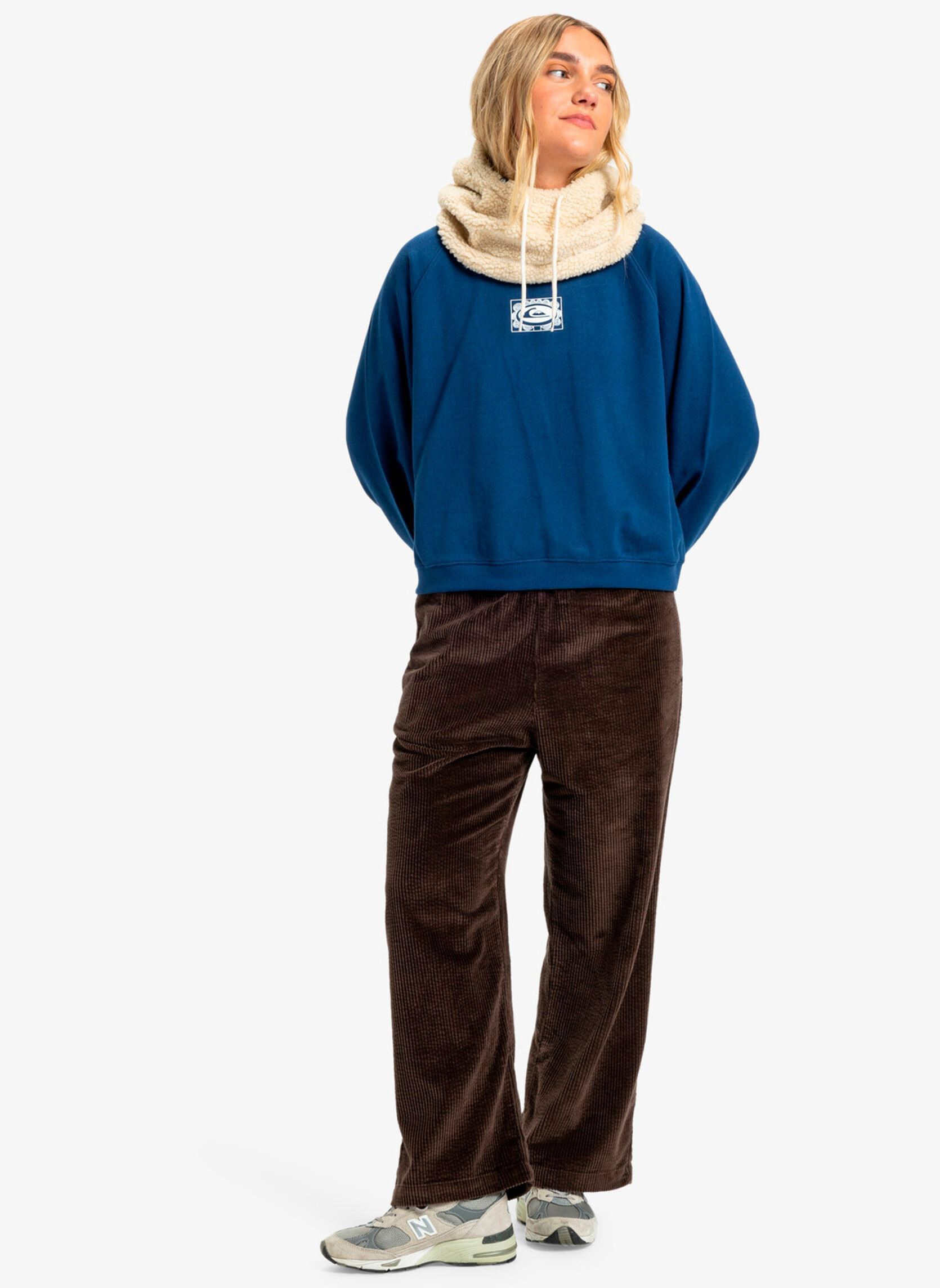 Sweater Graphic Crew dames blauw Quiksilver Sweater Graphic Crew dames blauw Estate blue