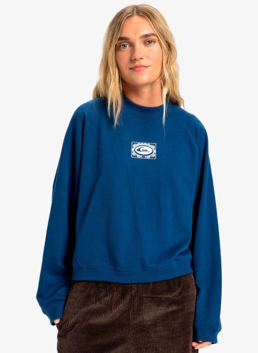 Quiksilver Sweatshirts Graphic Crew damen blau