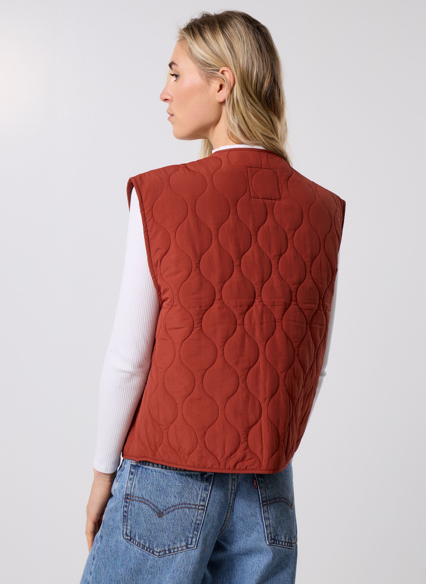 Bodywarmer Kalong Vest dames bruin Quiksilver Bodywarmer Kalong Vest dames bruin Henna