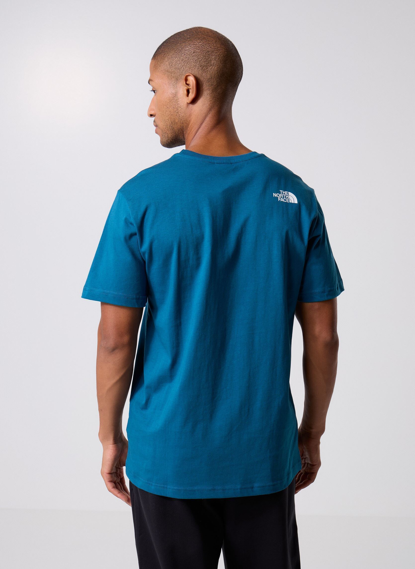Tee-shirts manches courtes M Ss Mountain Line Tee homme bleu The North Face Tee-shirts manches courtes M Ss Mountain Line Tee homme bleu MINERAL INK