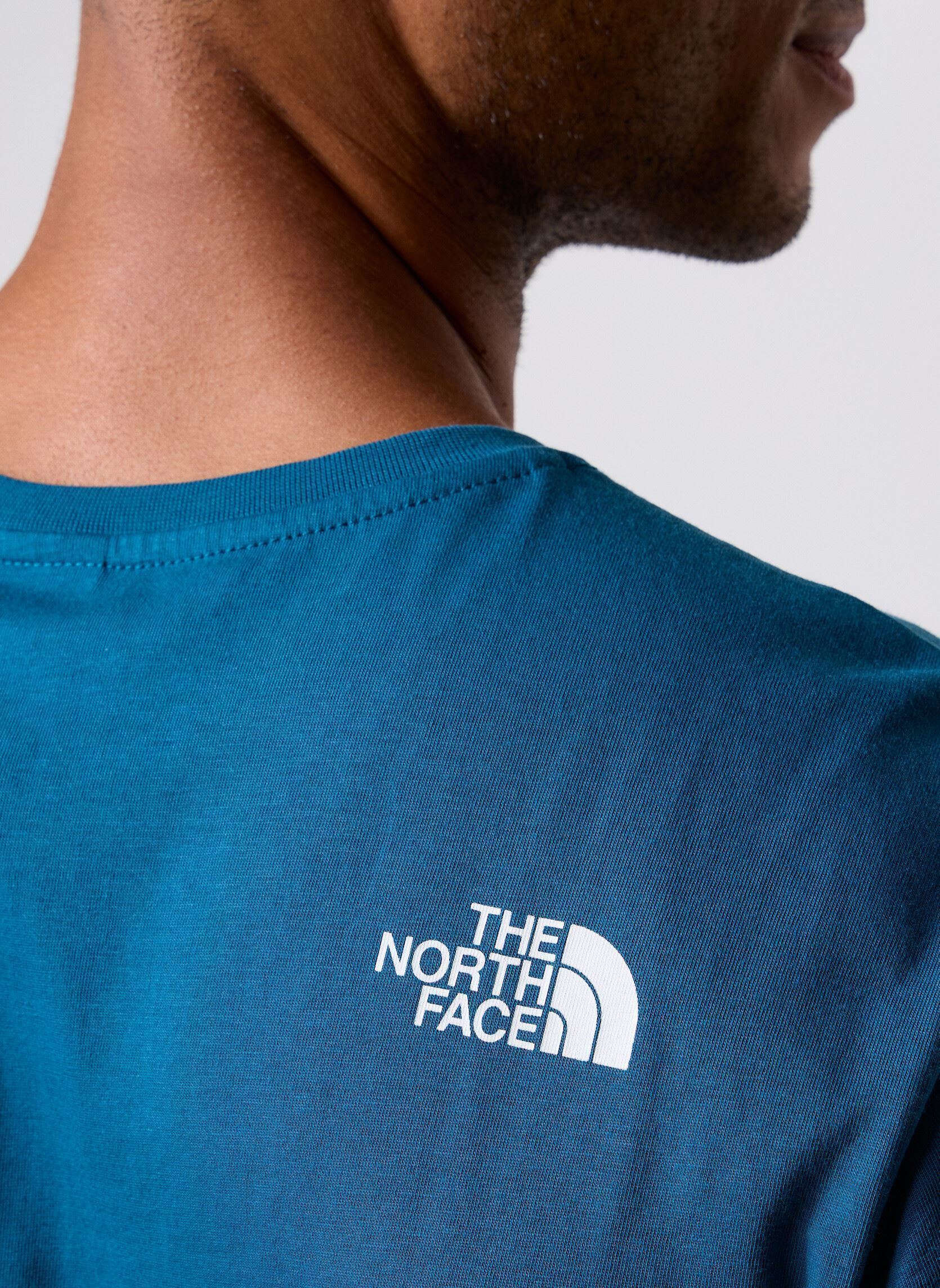 Tee-shirts manches courtes M Ss Mountain Line Tee homme bleu The North Face Tee-shirts manches courtes M Ss Mountain Line Tee homme bleu MINERAL INK