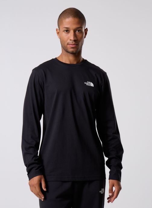 The North Face T-shirts met lange mouwen M L/S Simple Dome Tee NF0A87QNJK31 heren zwart