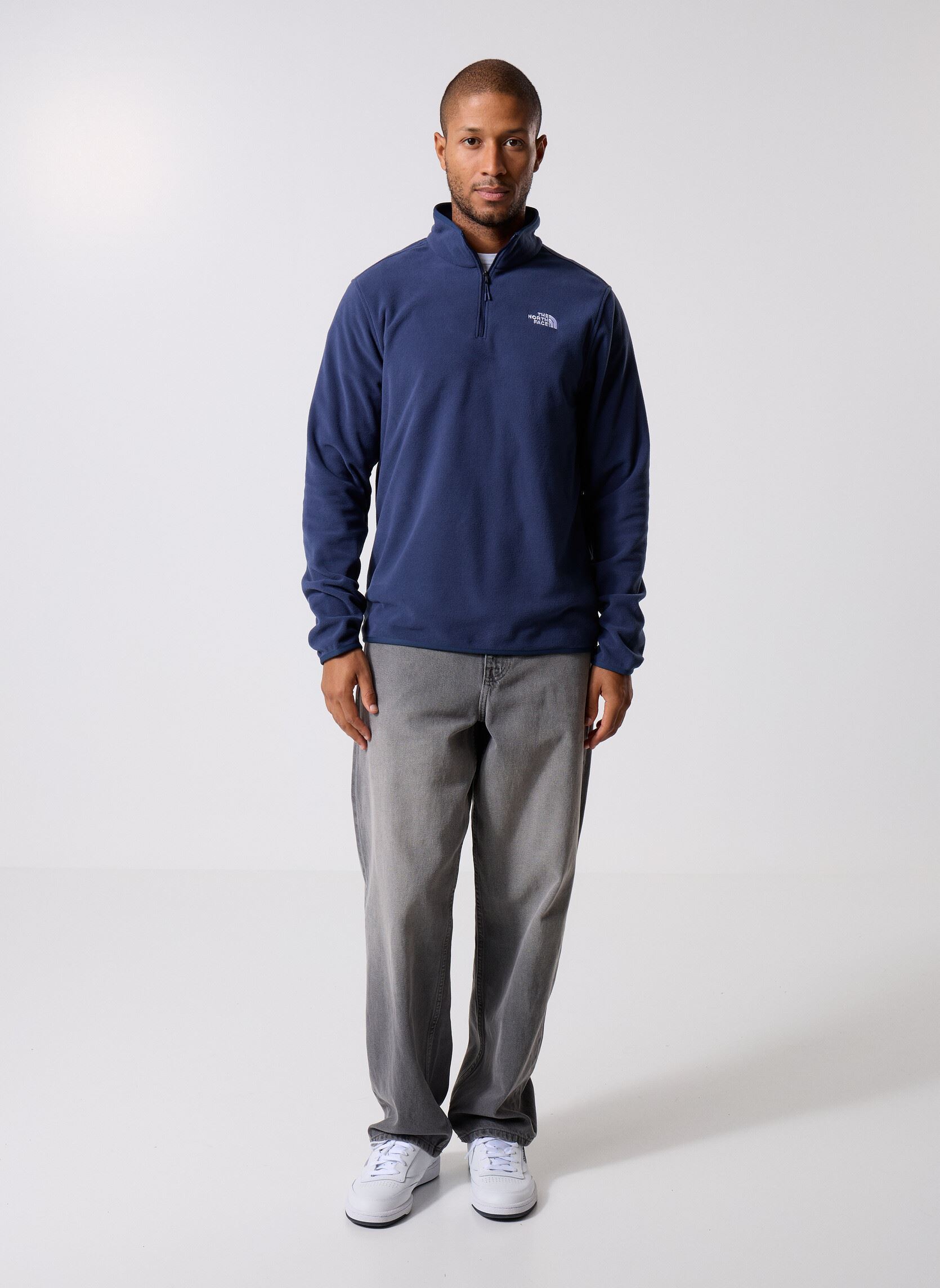 Fleece-Pullover M Glacier Fleece 1/4 Zip Jacket herren blau The North Face Fleece-Pullover M Glacier Fleece 1/4 Zip Jacket herren blau SUMMIT NAVY
