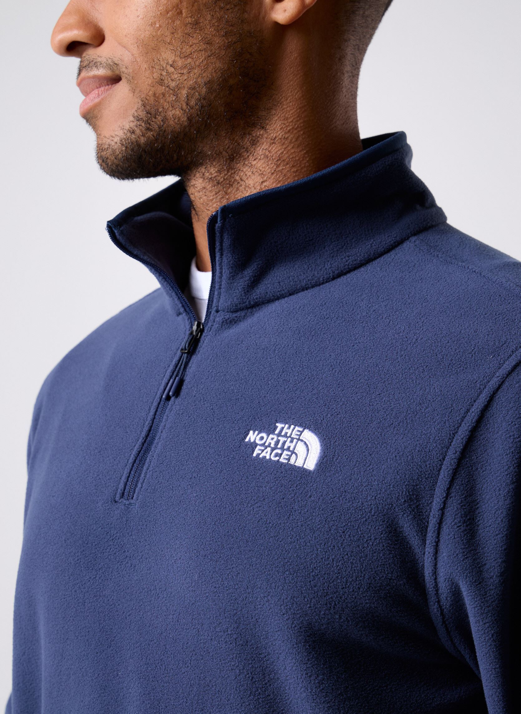 Fleece-Pullover M Glacier Fleece 1/4 Zip Jacket herren blau The North Face Fleece-Pullover M Glacier Fleece 1/4 Zip Jacket herren blau SUMMIT NAVY