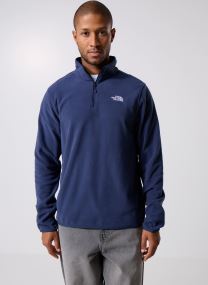 Fleece-Pullover M Glacier Fleece 1/4 Zip Jacket herren grau