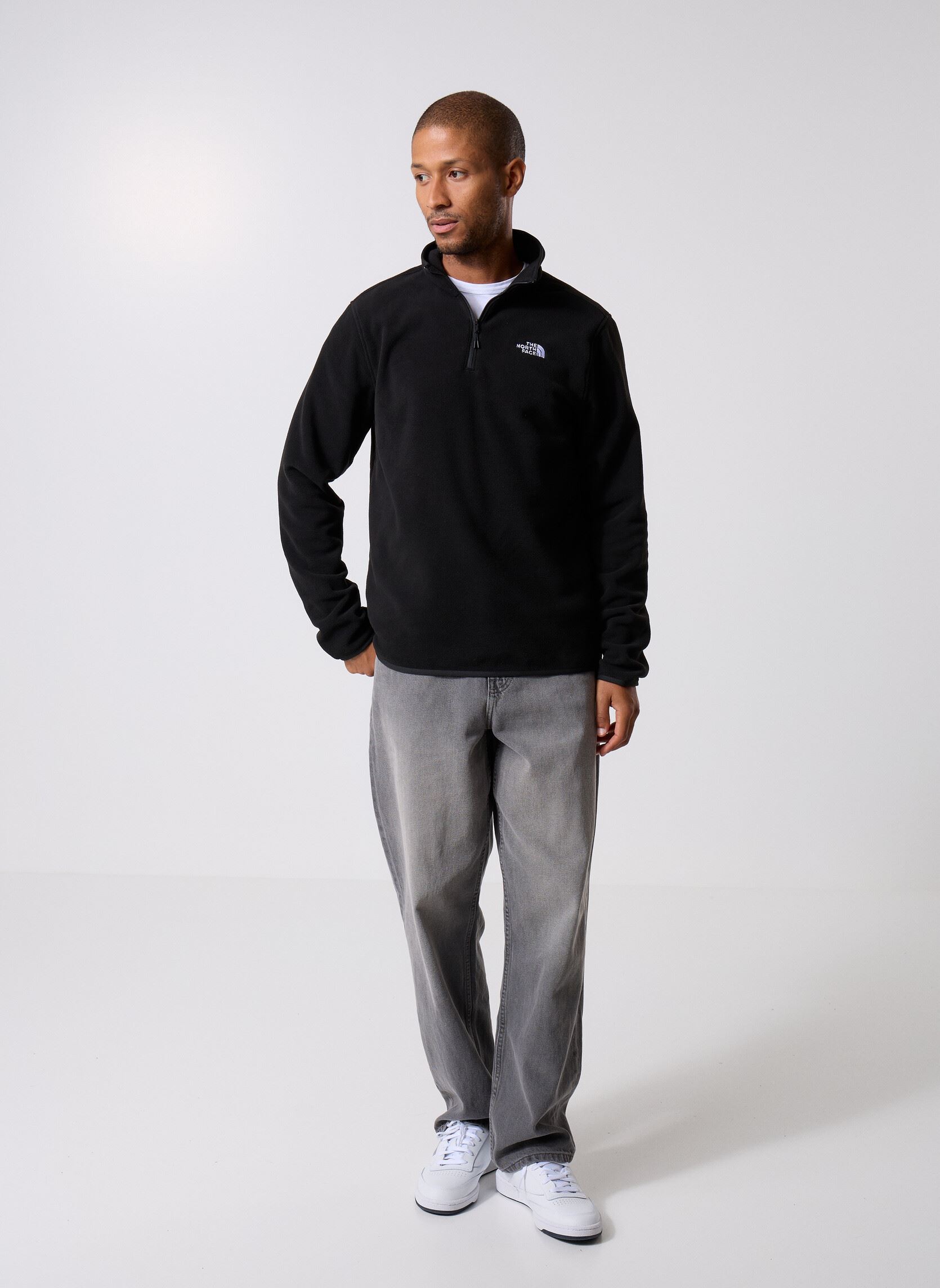 Pulls polaires M Glacier Fleece 1/4 Zip Jacket homme noir The North Face Pulls polaires M Glacier Fleece 1/4 Zip Jacket homme noir TNF BLACK