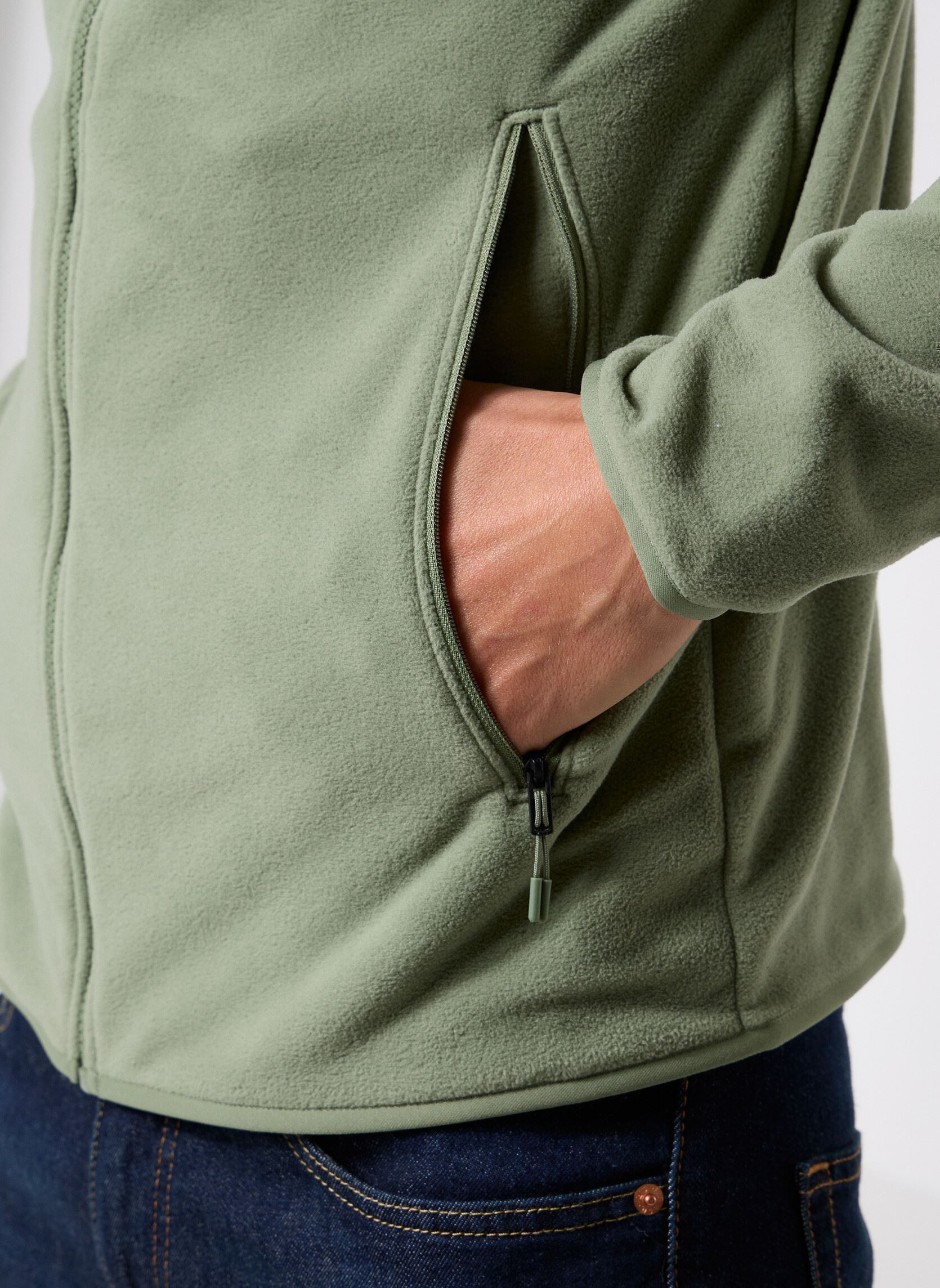Fleece truien M Glacier Fleece Jacket heren groen The North Face Fleece truien M Glacier Fleece Jacket heren groen BARK MIST