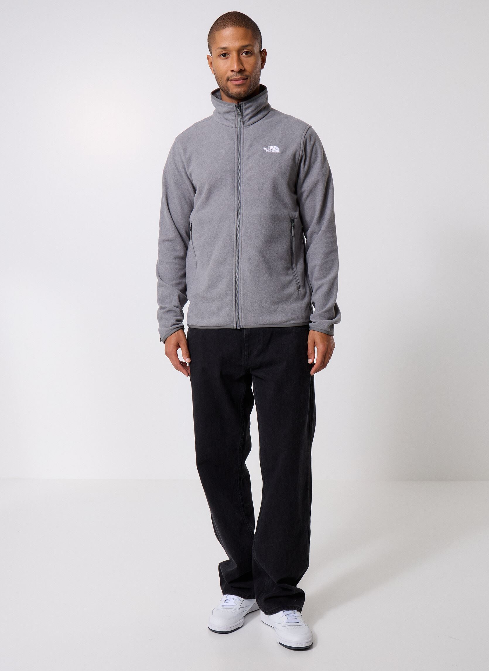 Pulls polaires M Glacier Fleece Jacket homme gris The North Face Pulls polaires M Glacier Fleece Jacket homme gris TNF MID GREY HEATHER
