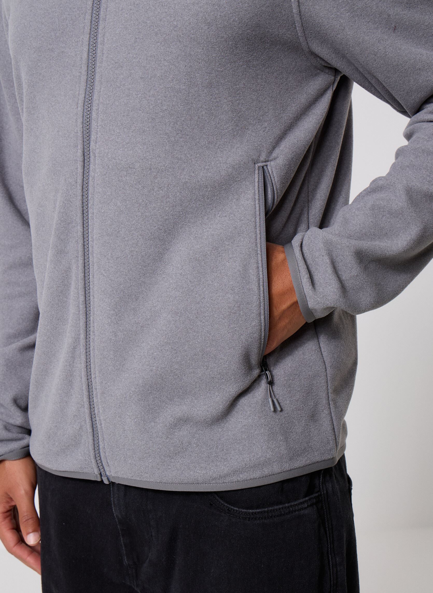 Pulls polaires M Glacier Fleece Jacket homme gris The North Face Pulls polaires M Glacier Fleece Jacket homme gris TNF MID GREY HEATHER