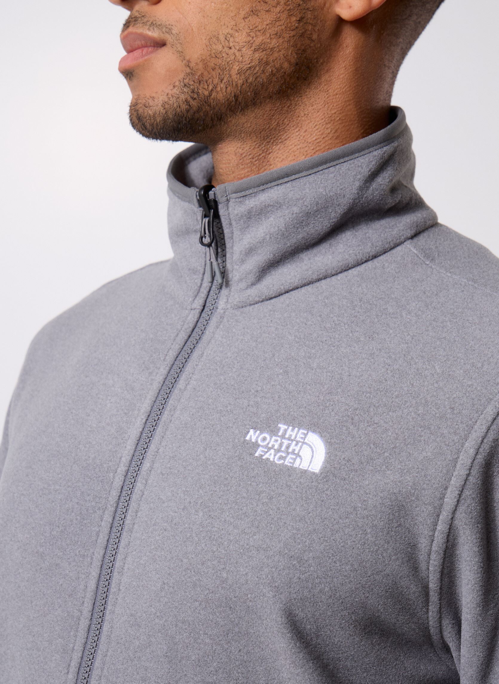 Pulls polaires M Glacier Fleece Jacket homme gris The North Face Pulls polaires M Glacier Fleece Jacket homme gris TNF MID GREY HEATHER