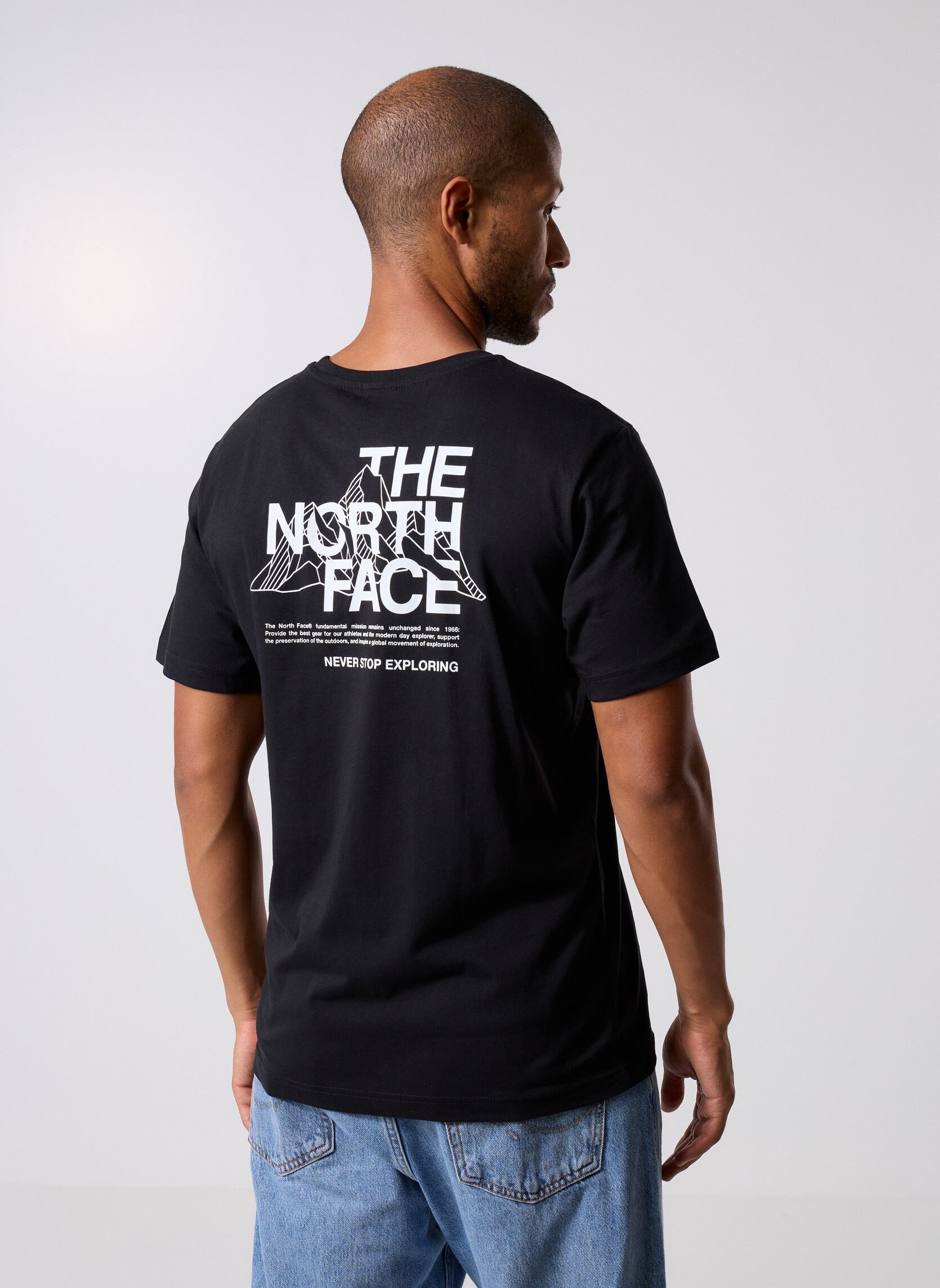 Vêtements The North Face Mountain Sketch Ss Tee pour Accessoires