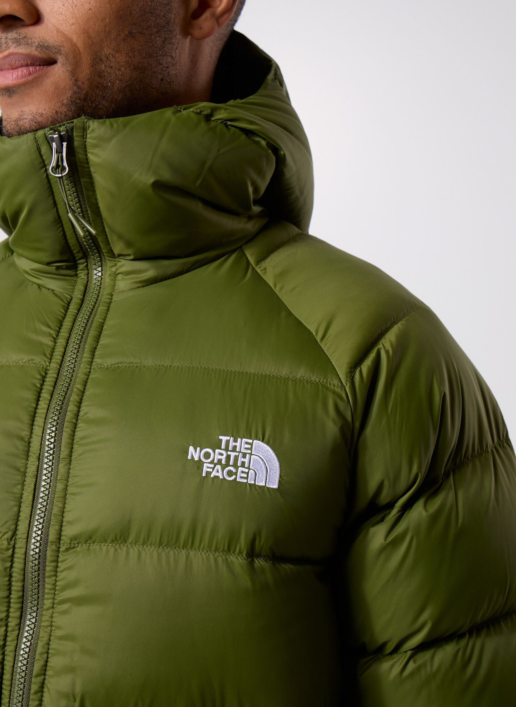 Gewatteerde jassen M Hydrenalite Down Hoodie heren groen The North Face Gewatteerde jassen M Hydrenalite Down Hoodie heren groen WOODLAND GREEN
