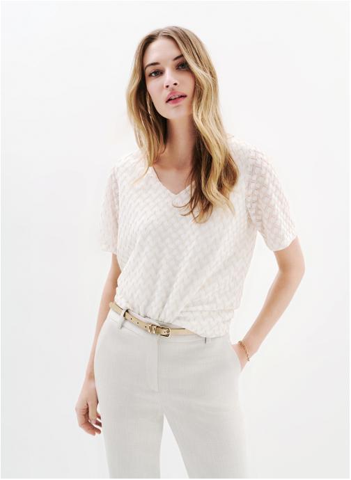 Caroll Tee-shirts T-shirts - 251T-TSUZIE femme blanc