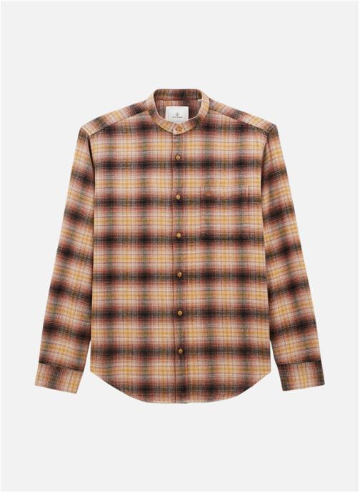 Serge Blanco Chemises Charles homme orange