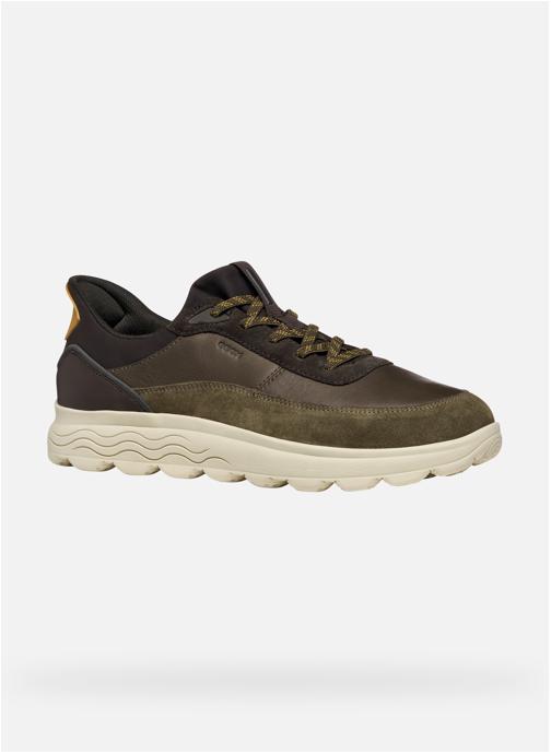 Geox Baskets basses SPHERICA PLUS MAN homme vert
