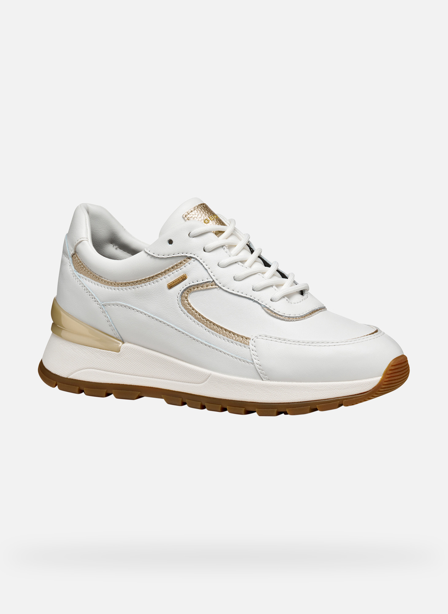 Baskets basses D DESYA B ABX femme blanc Geox Baskets basses D DESYA B ABX femme blanc Blanc