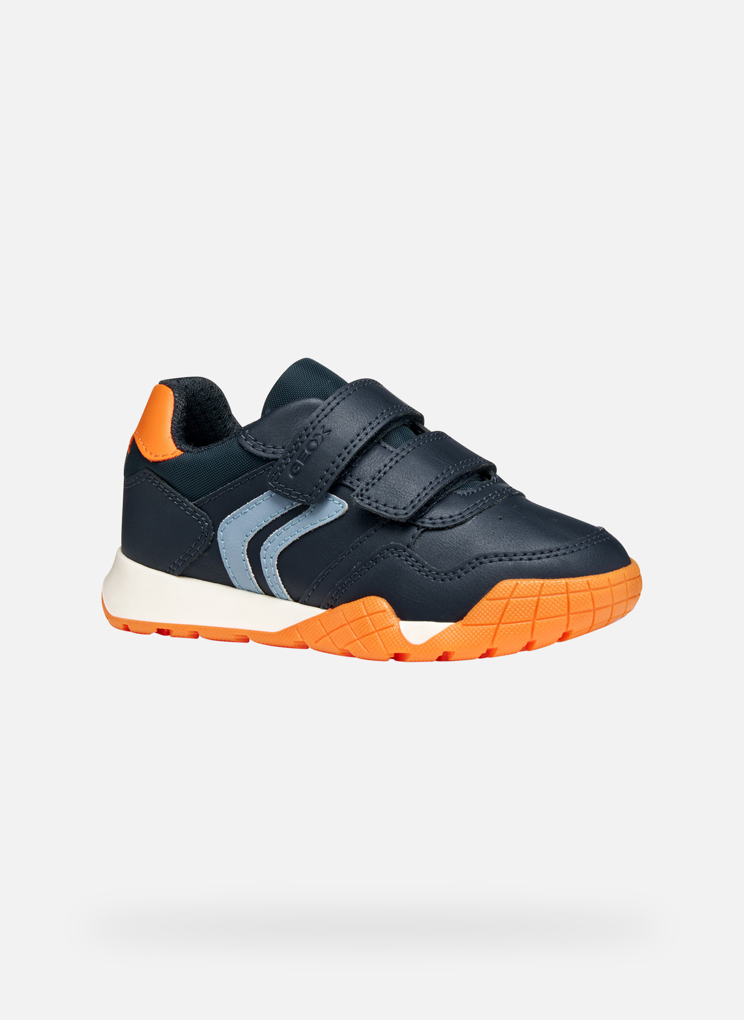 Baskets basses J RANN-E BOY garçon bleu Geox Baskets basses J RANN-E BOY garçon bleu Bleu marine