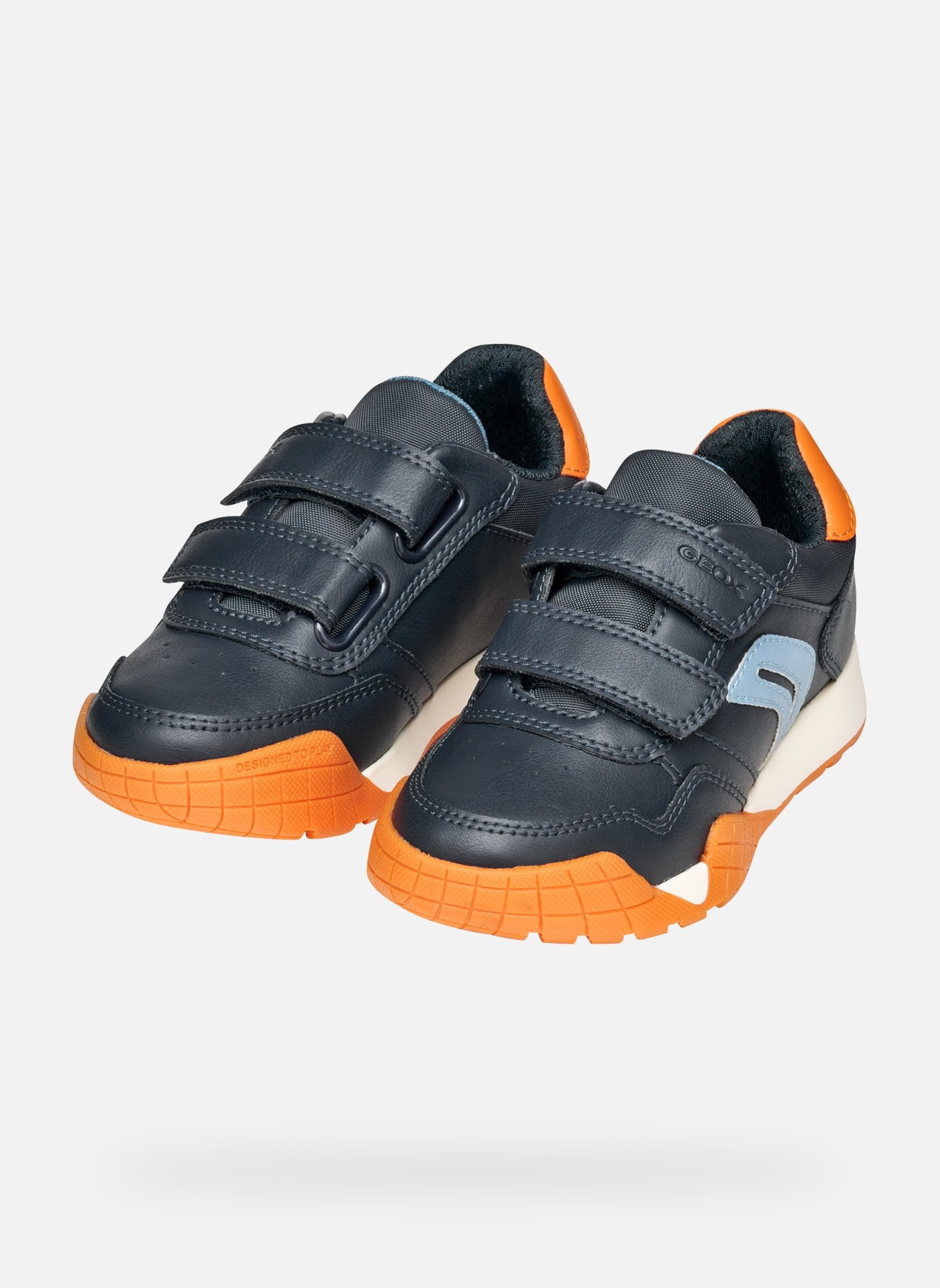 Baskets basses J RANN-E BOY garçon bleu Geox Baskets basses J RANN-E BOY garçon bleu Bleu marine