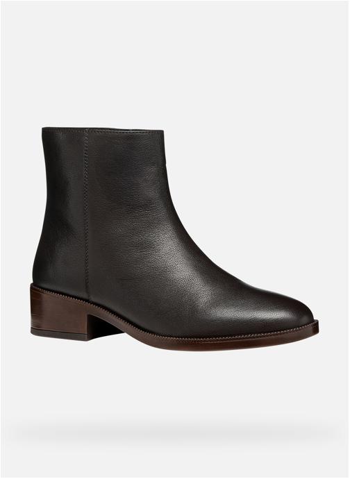 Geox Bottines basses D CAMEXIA femme marron