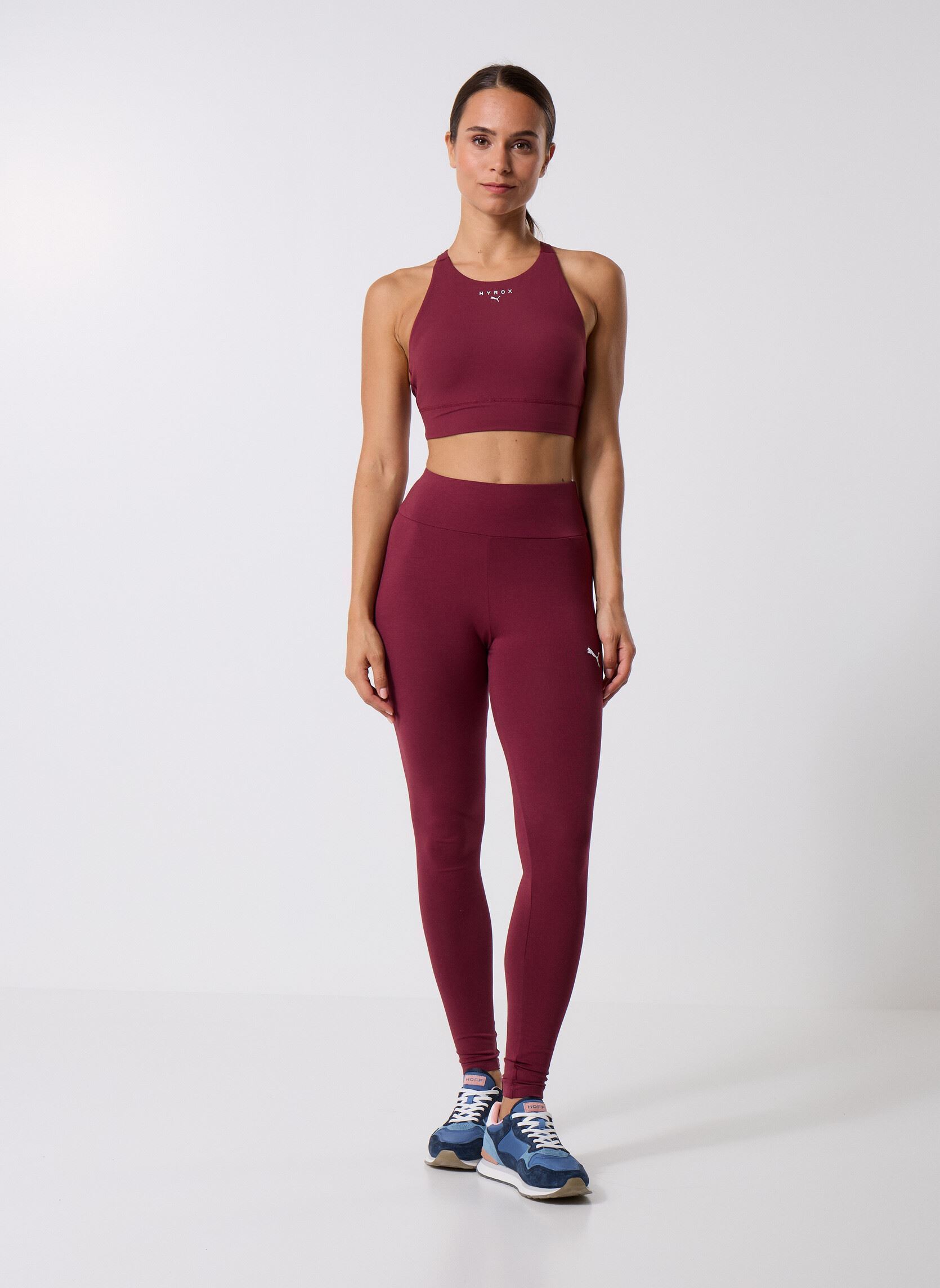 Sport-BHs W Puma X Hyrox Pwr High Neck Bra damen bordeaux Puma Sport-BHs W Puma X Hyrox Pwr High Neck Bra damen bordeaux Ruby Shimmer