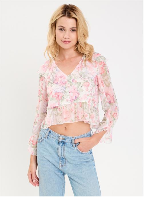 Cache Cache Tops LBLOUROZI femme blanc