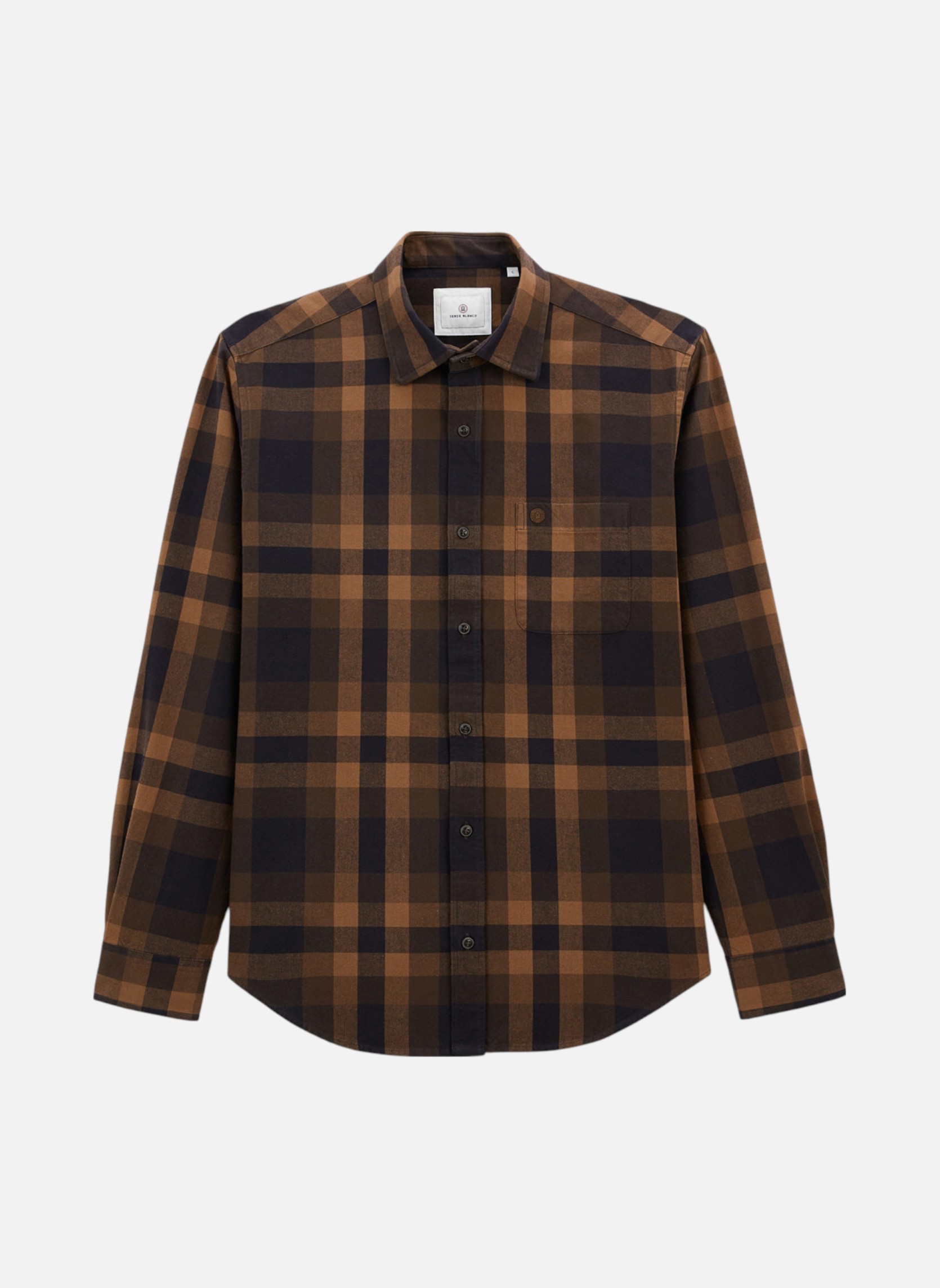 Chemises Charles homme marron Serge Blanco Chemises Charles homme marron Marron