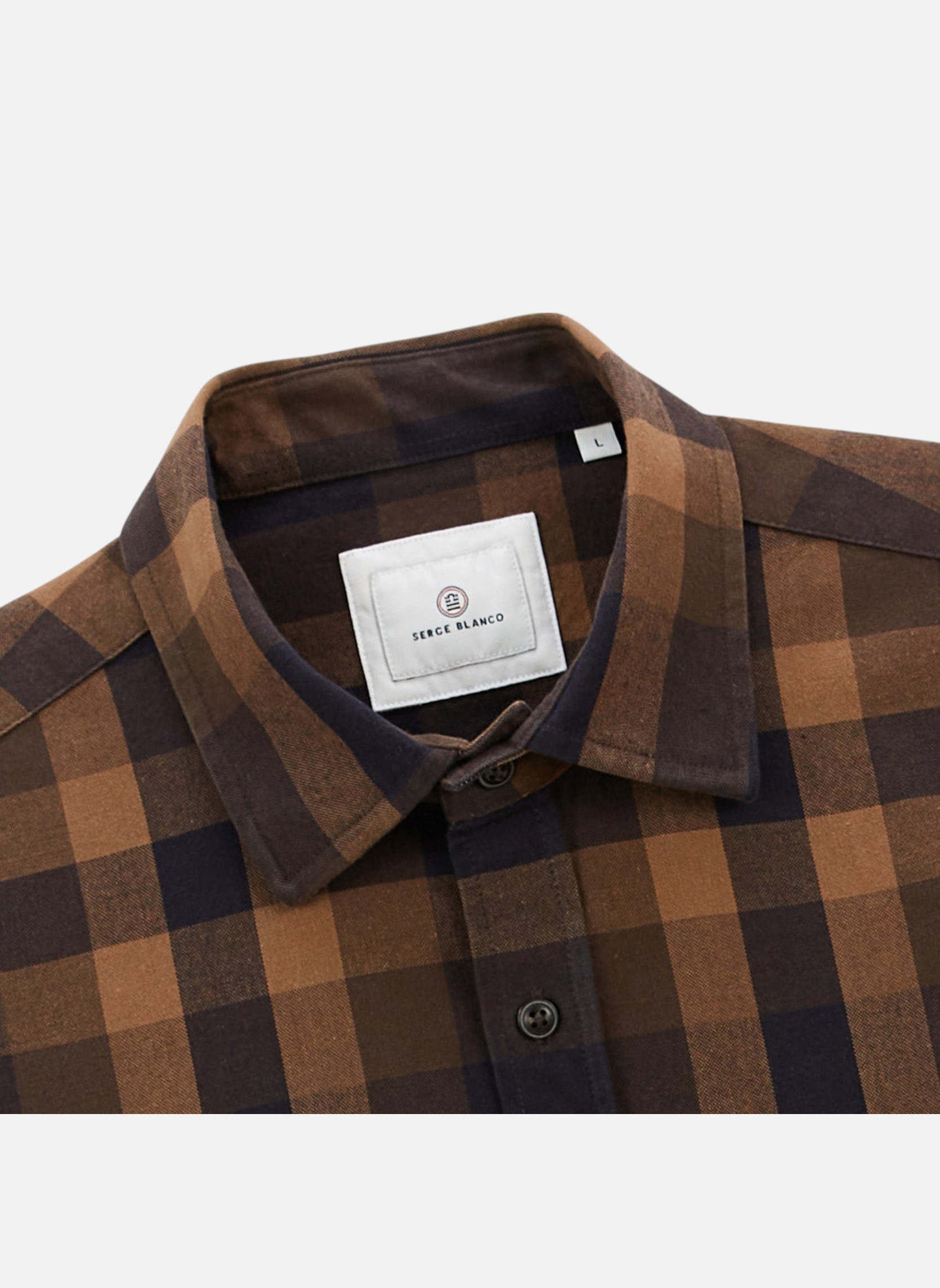 Chemises Charles homme marron Serge Blanco Chemises Charles homme marron Marron