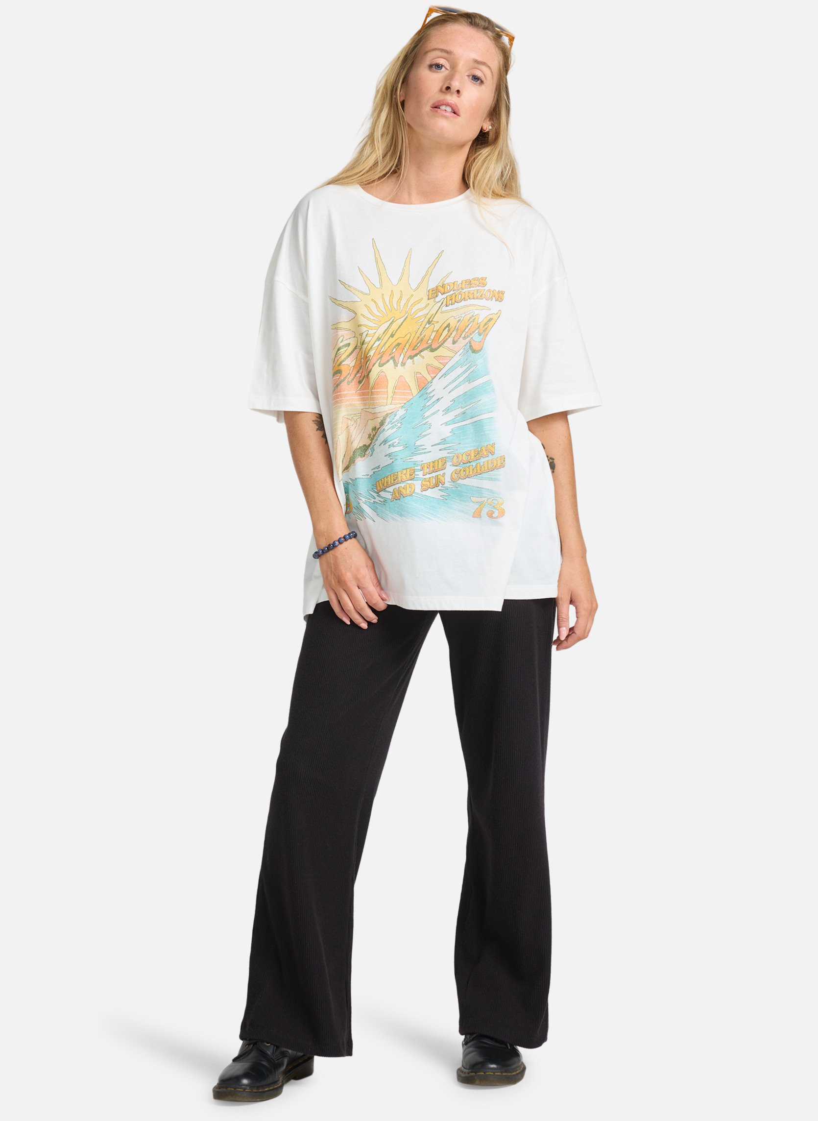 Débardeurs Where The Sun Collide femme blanc Billabong Débardeurs Where The Sun Collide femme blanc Blanc
