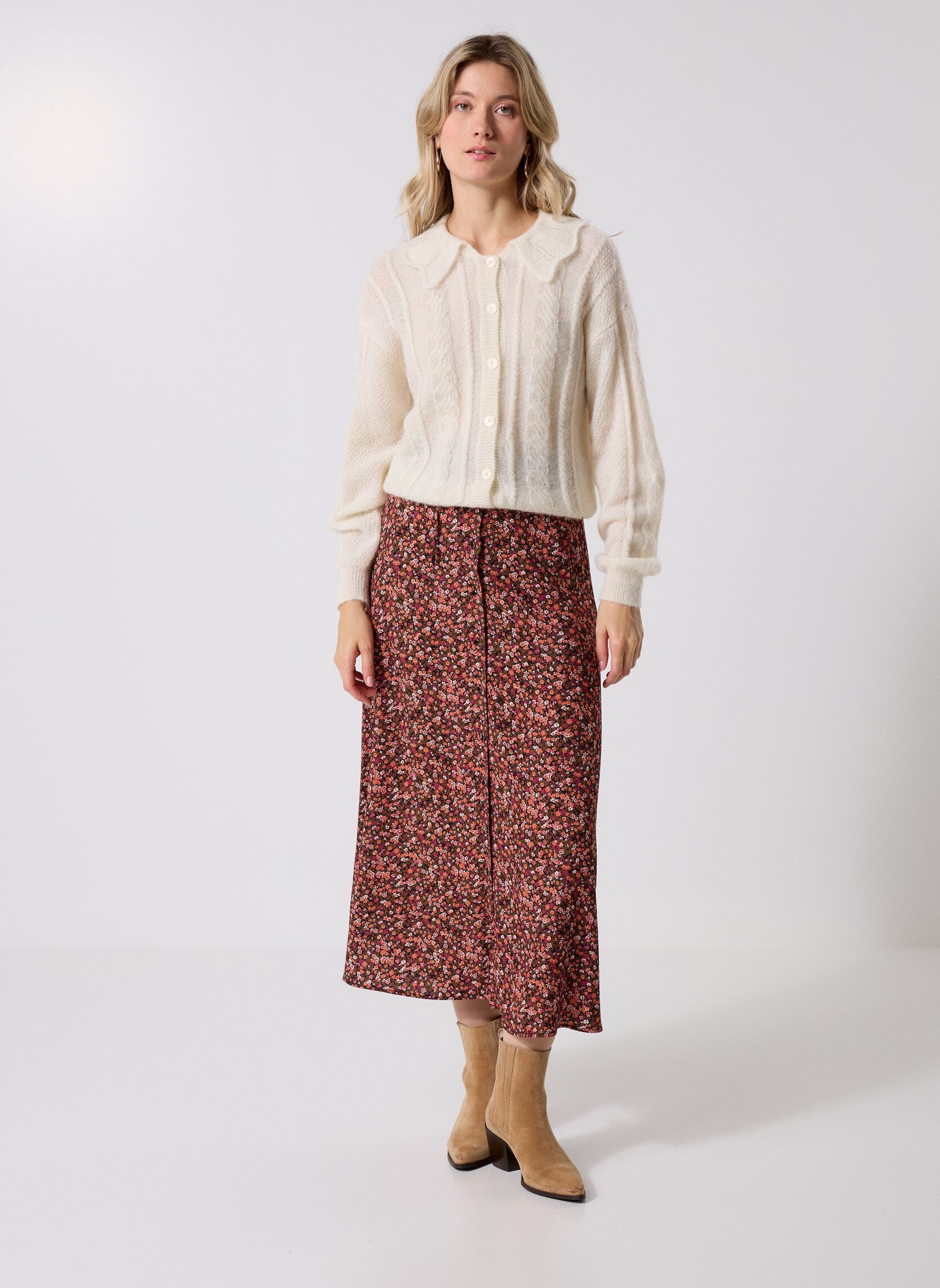 Chalecos Capucine mujer blanco Des Petits Hauts Chalecos Capucine mujer blanco Creme