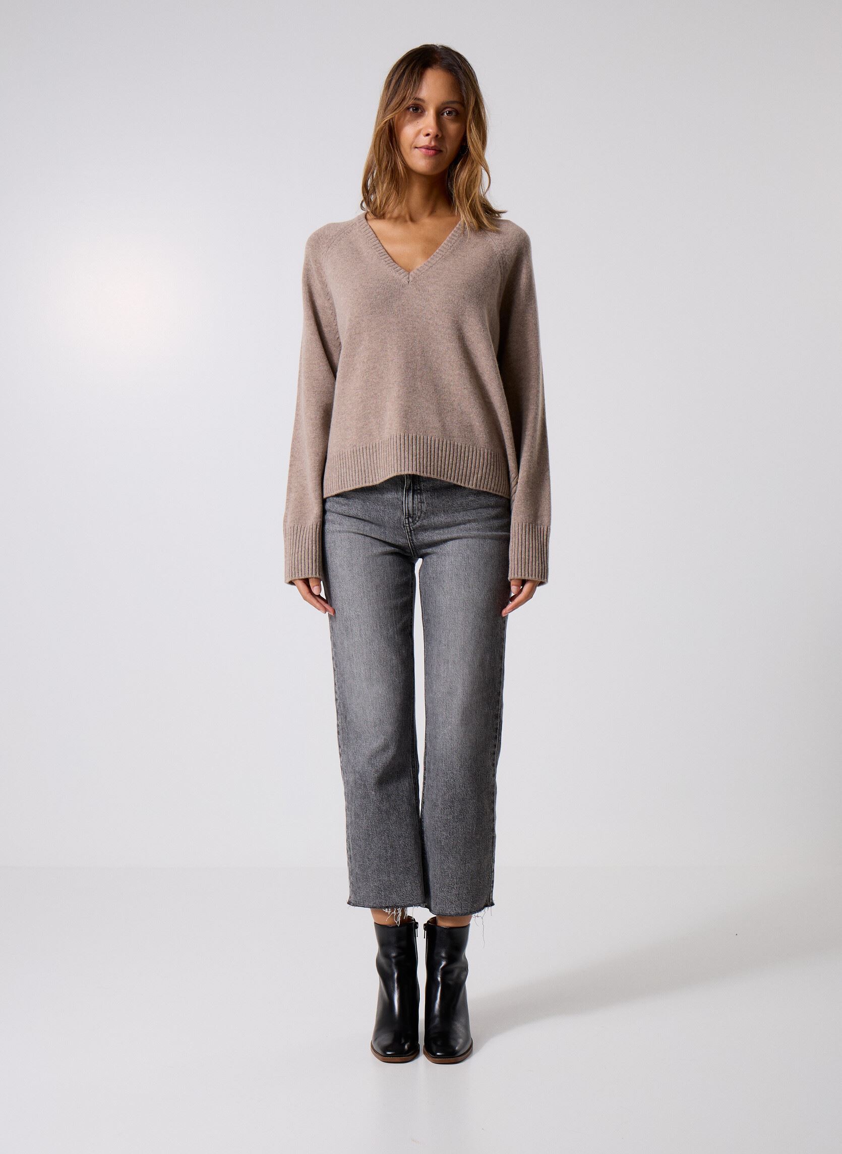 Pulls Arilou femme beige Des Petits Hauts Pulls Arilou femme beige Loup