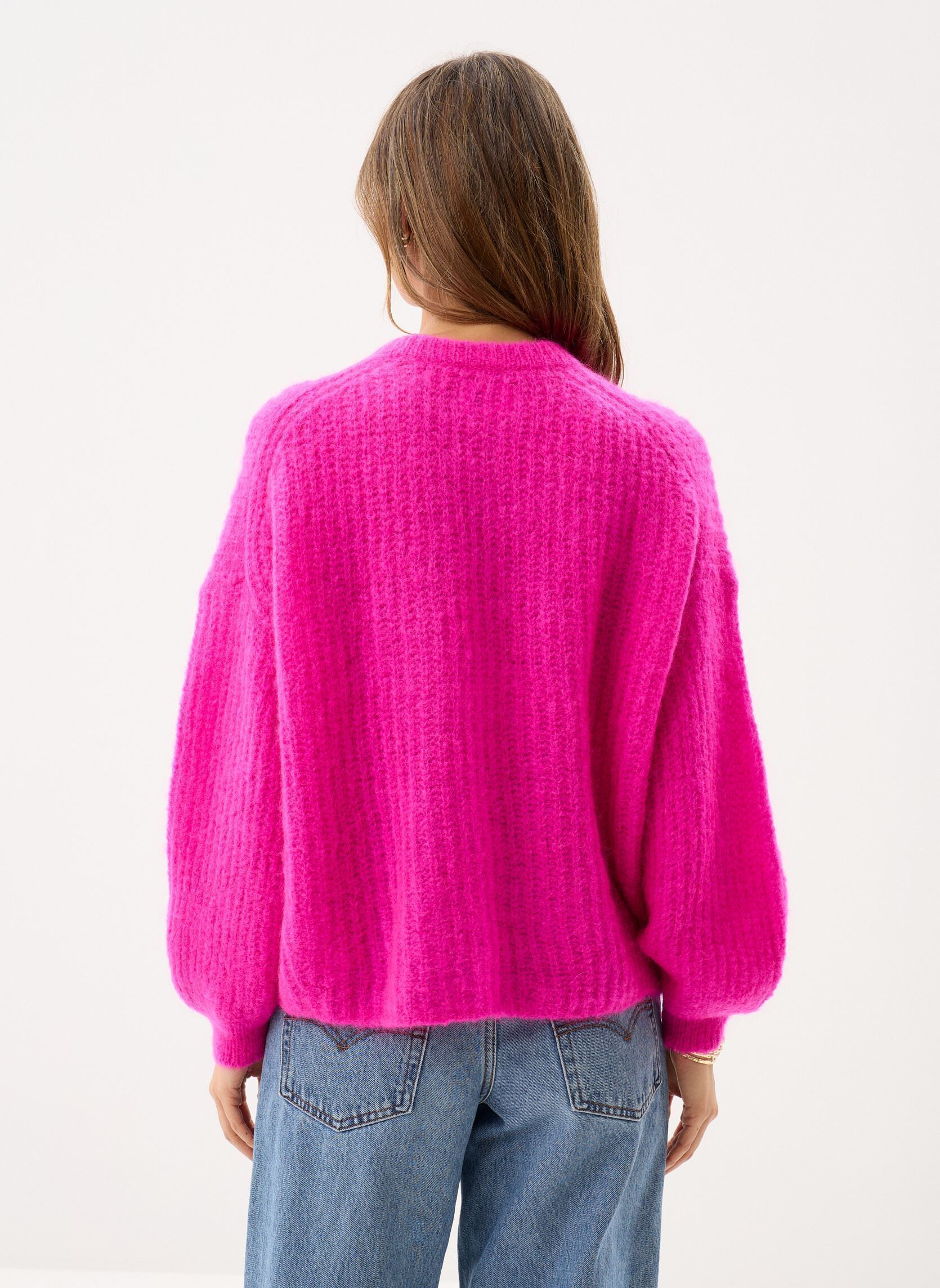 Vesten Alma dames roze Des Petits Hauts Vesten Alma dames roze Fuchsia