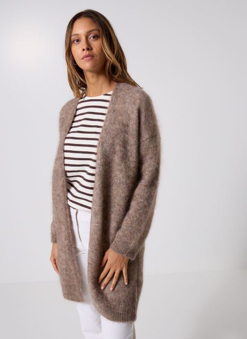 Des Petits Hauts Strickjacken und Westen Alfa damen beige