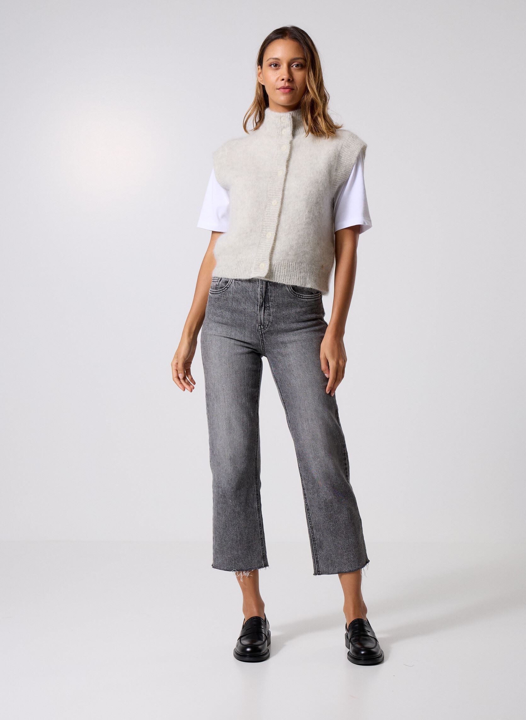 Vesten Alibou dames grijs Des Petits Hauts Vesten Alibou dames grijs Gris Chine
