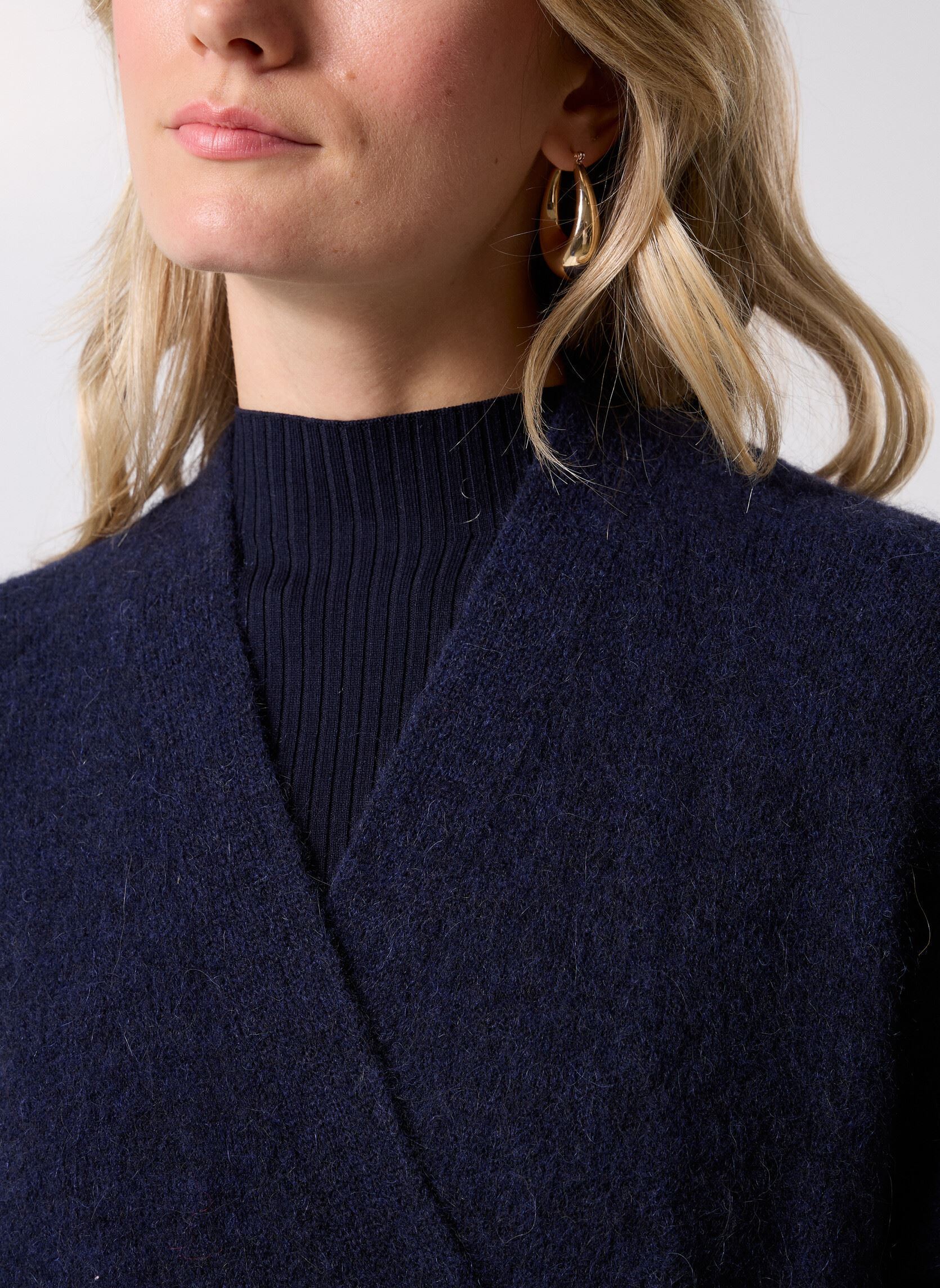Vesten Berta dames blauw Des Petits Hauts Vesten Berta dames blauw Marine