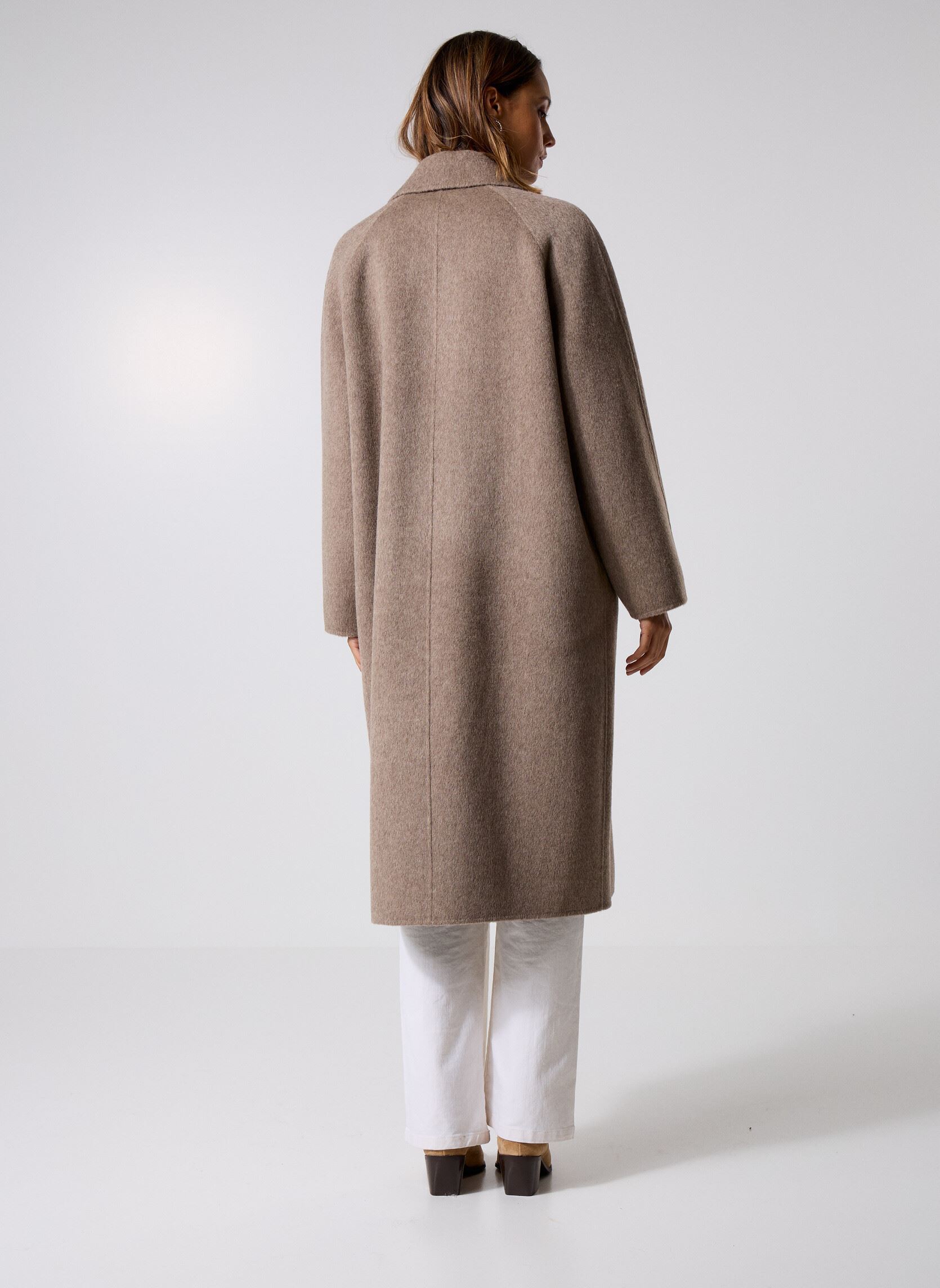 Mäntel Yama damen beige Des Petits Hauts Mäntel Yama damen beige Loup
