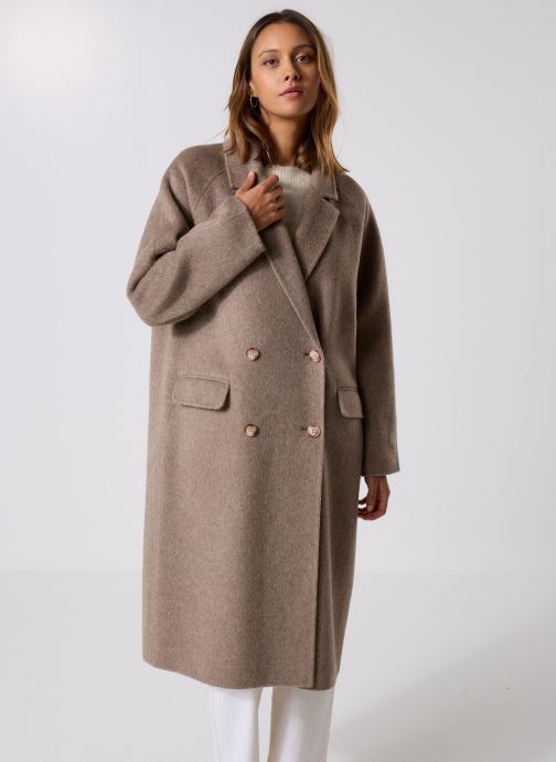 Des Petits Hauts Manteaux Yama femme beige