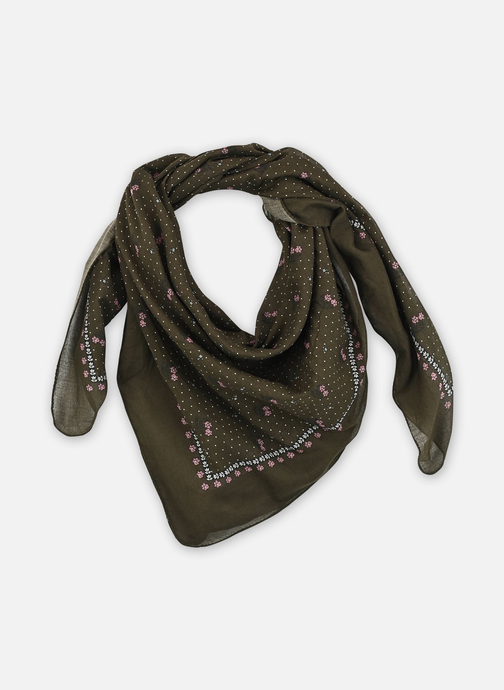 Sjaals Nymou dames meerkleurig Des Petits Hauts Sjaals Nymou dames meerkleurig Sesame Pickle
