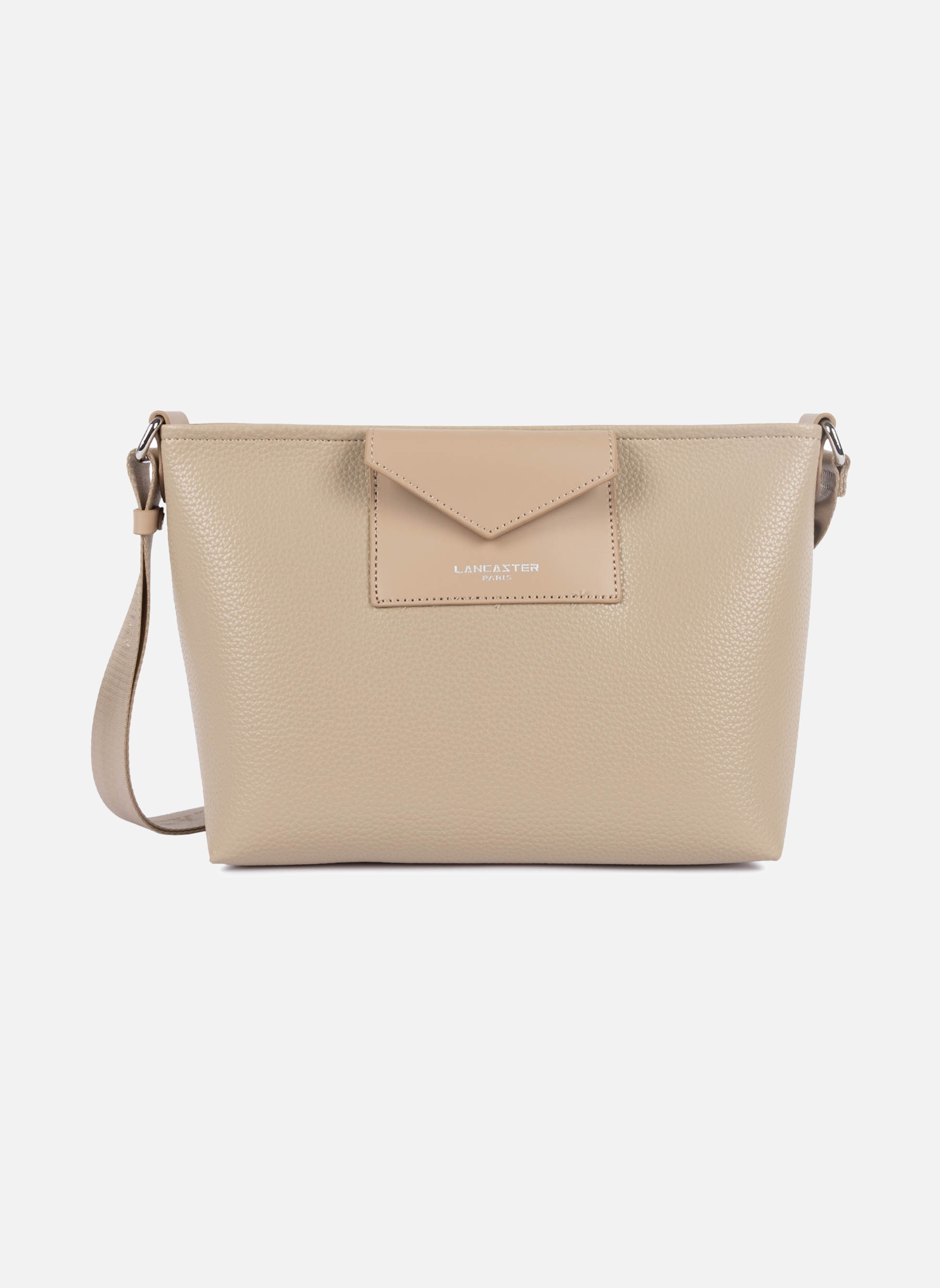 Sacs à main Maya Double KBA femme beige Lancaster Sacs à main Maya Double KBA femme beige Beige chiné