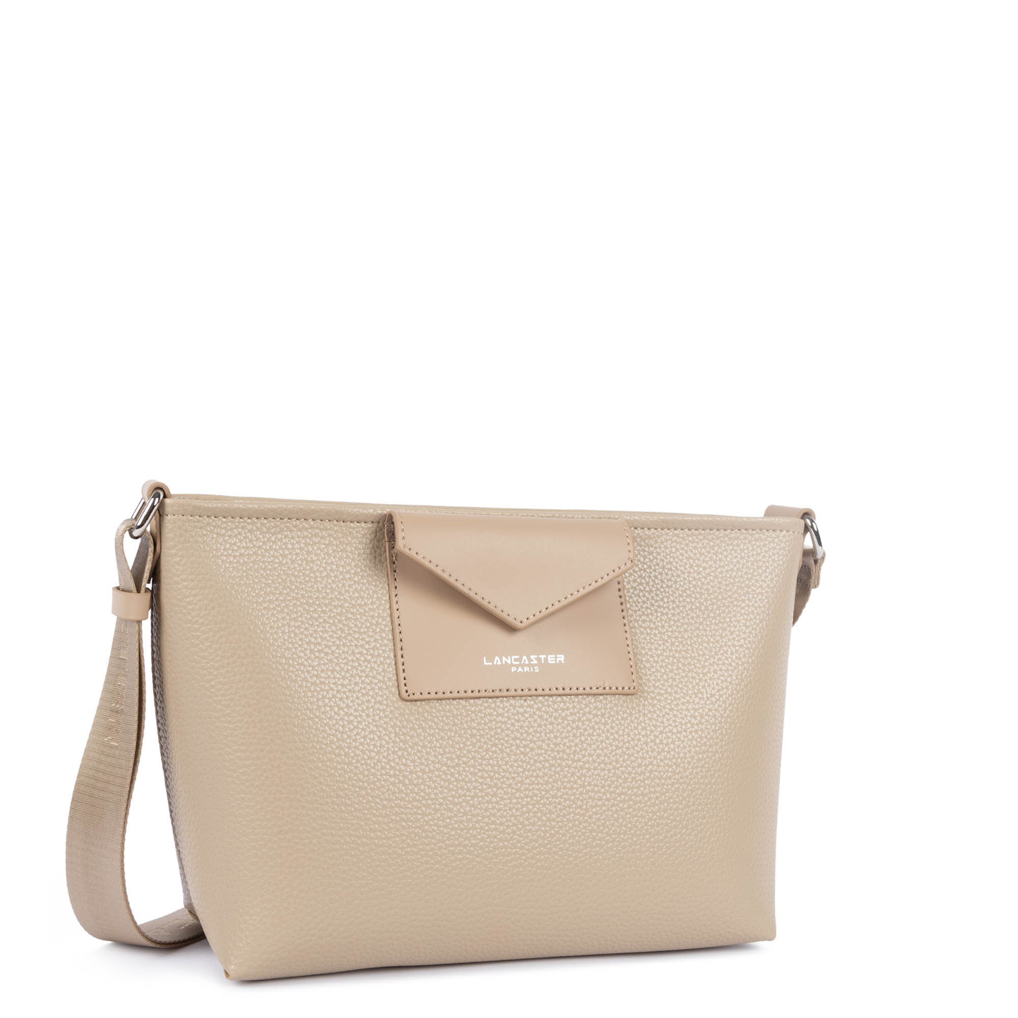 Sacs à main Maya Double KBA femme beige Lancaster Sacs à main Maya Double KBA femme beige Beige chiné