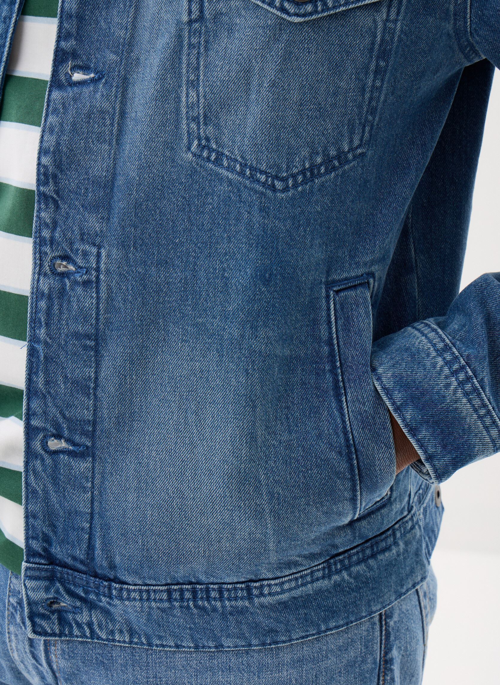 Vestes en jean VESTE-DENIM homme bleu Marvin&Co Vestes en jean VESTE-DENIM homme bleu DENIM DOUBLE STONE