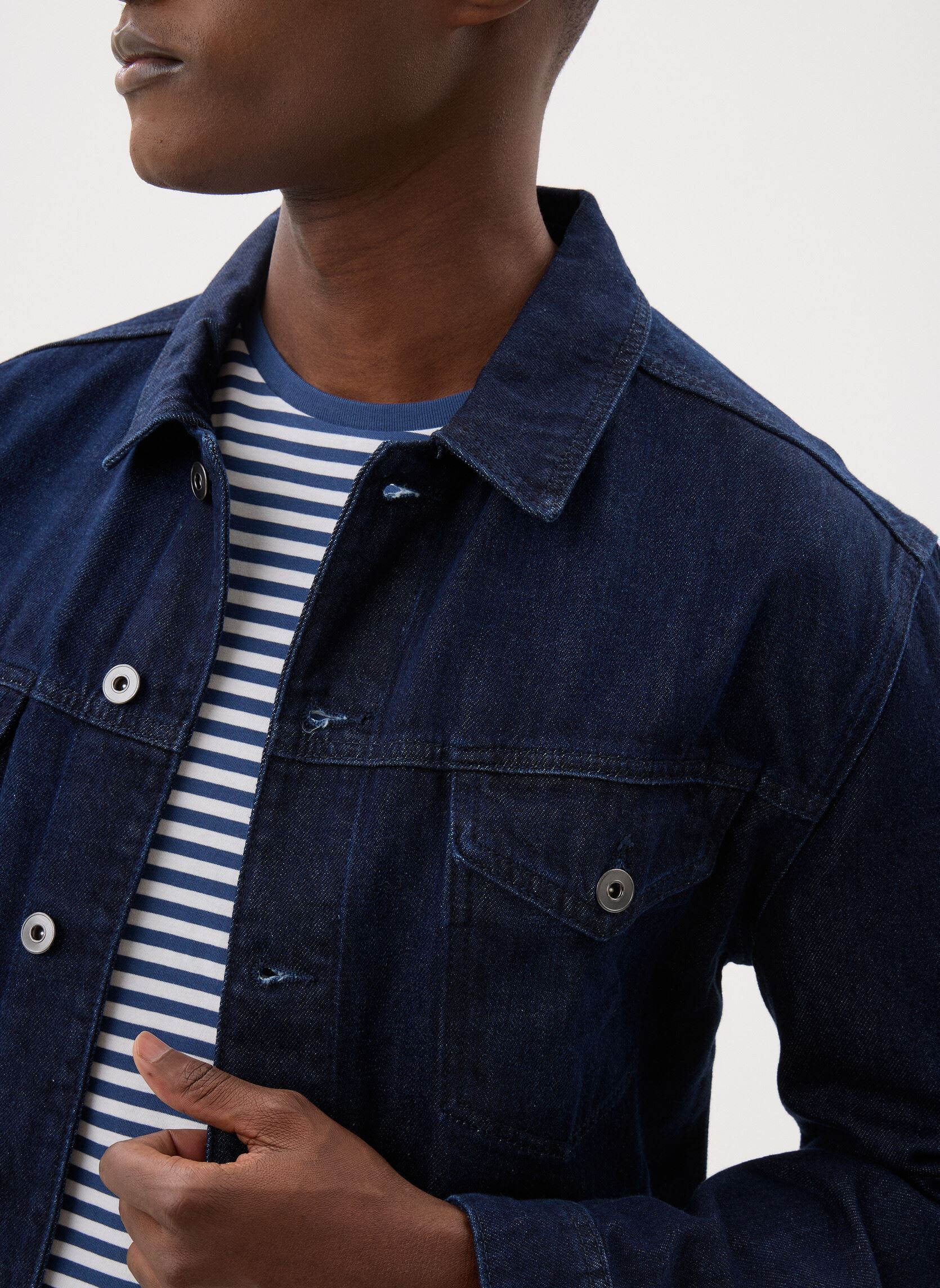 Spijkerjassen VESTE-DENIM heren zwart Marvin&Co Spijkerjassen VESTE-DENIM heren zwart Denim Brut