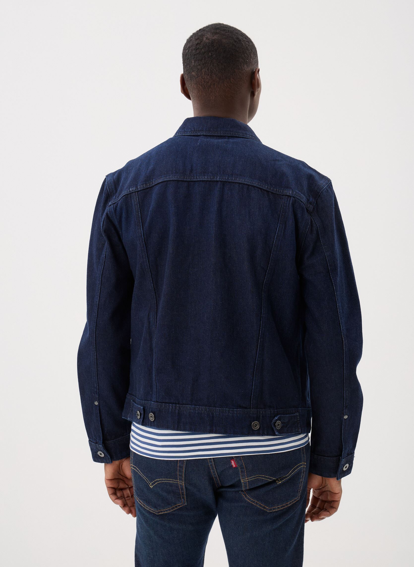 Spijkerjassen VESTE-DENIM heren zwart Marvin&Co Spijkerjassen VESTE-DENIM heren zwart Denim Brut