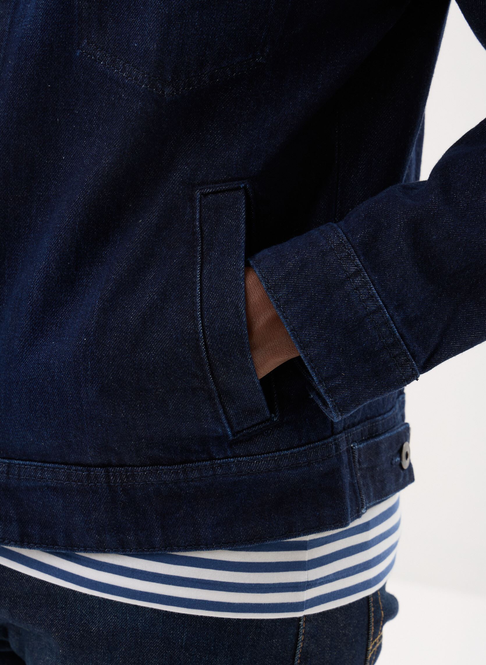 Spijkerjassen VESTE-DENIM heren zwart Marvin&Co Spijkerjassen VESTE-DENIM heren zwart Denim Brut