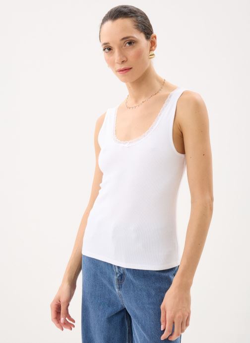 MADE BY Kurzarm-T-Shirts TDELPHIE damen weiß