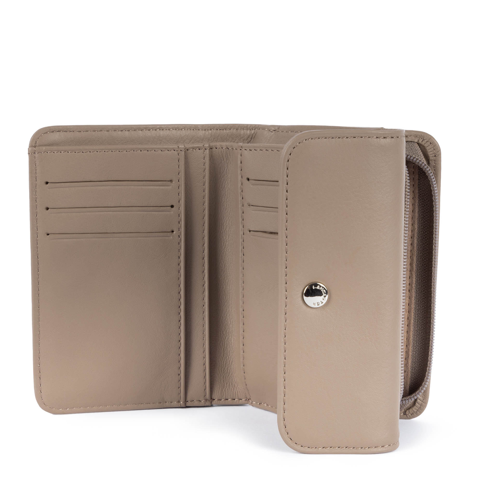 Portefeuilles Soft PM femme gris Lancaster Portefeuilles Soft PM femme gris Gris mat