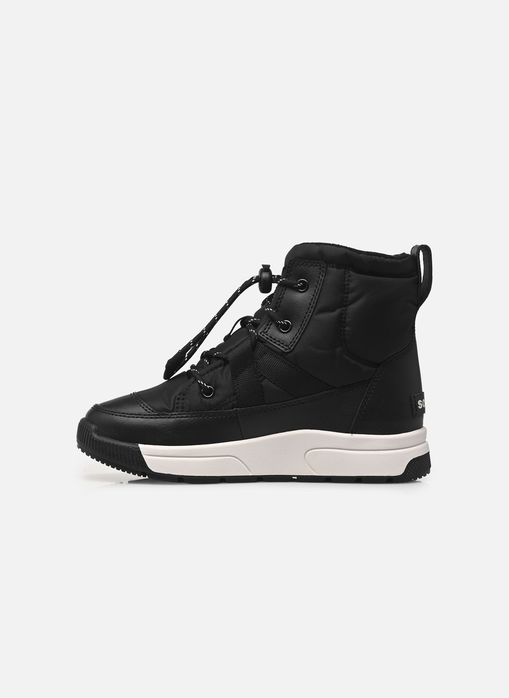 Schneestiefel YOUTH WHITNEY III MID WP schwarz Sorel Schneestiefel YOUTH WHITNEY III MID WP schwarz Black, Sea Salt